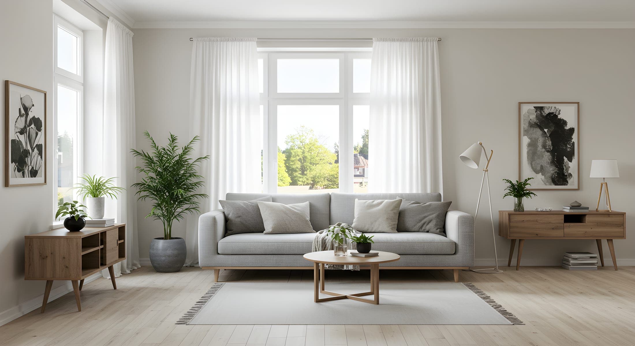 A clean, tidy Spokane-area room before a cleaning quote